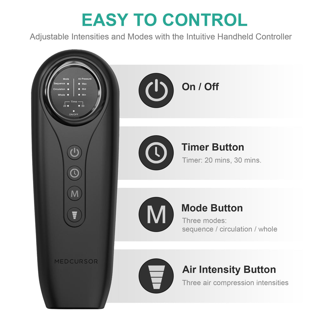 48Medcursor Air Compression Leg Massager