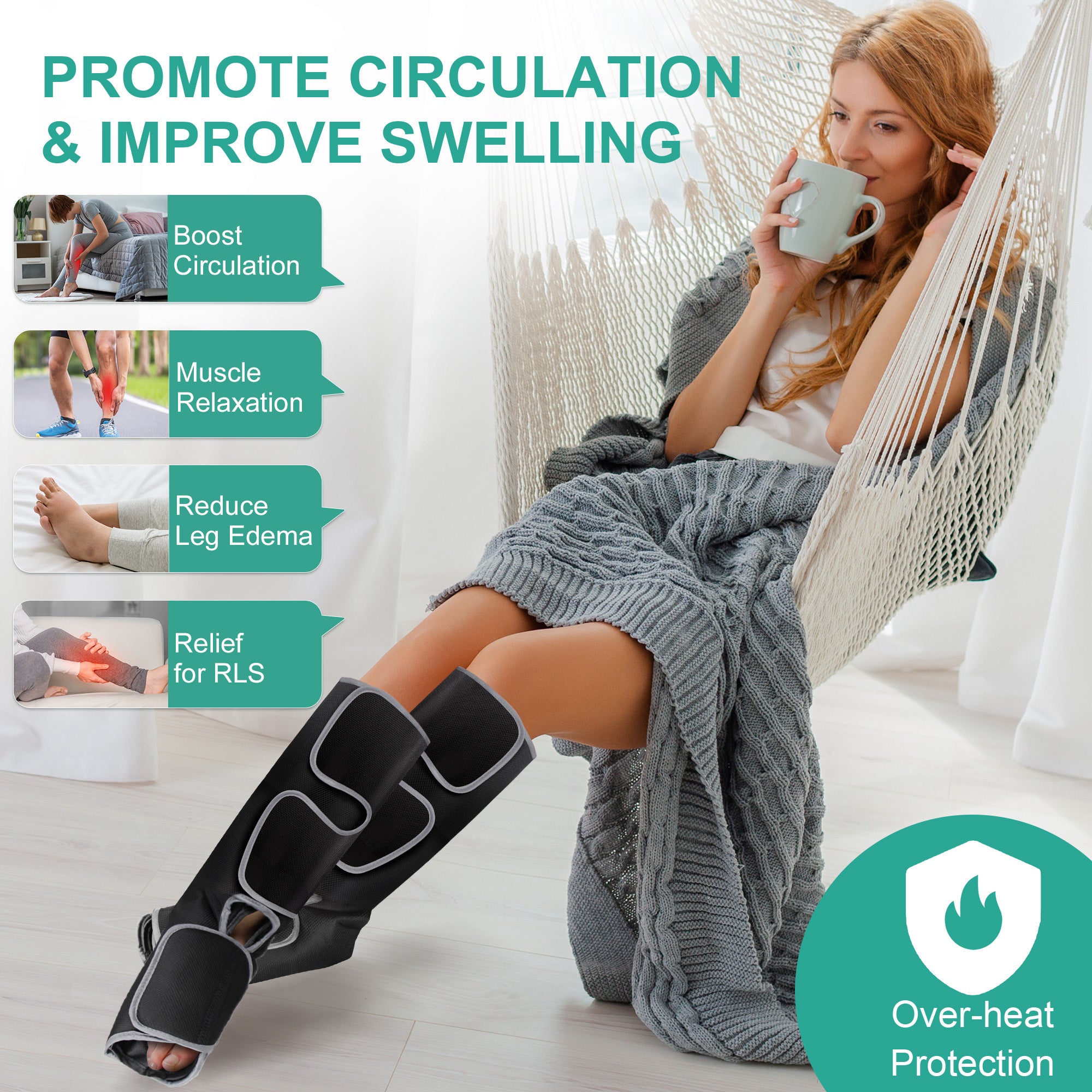 48Medcursor Air Compression Leg Massager