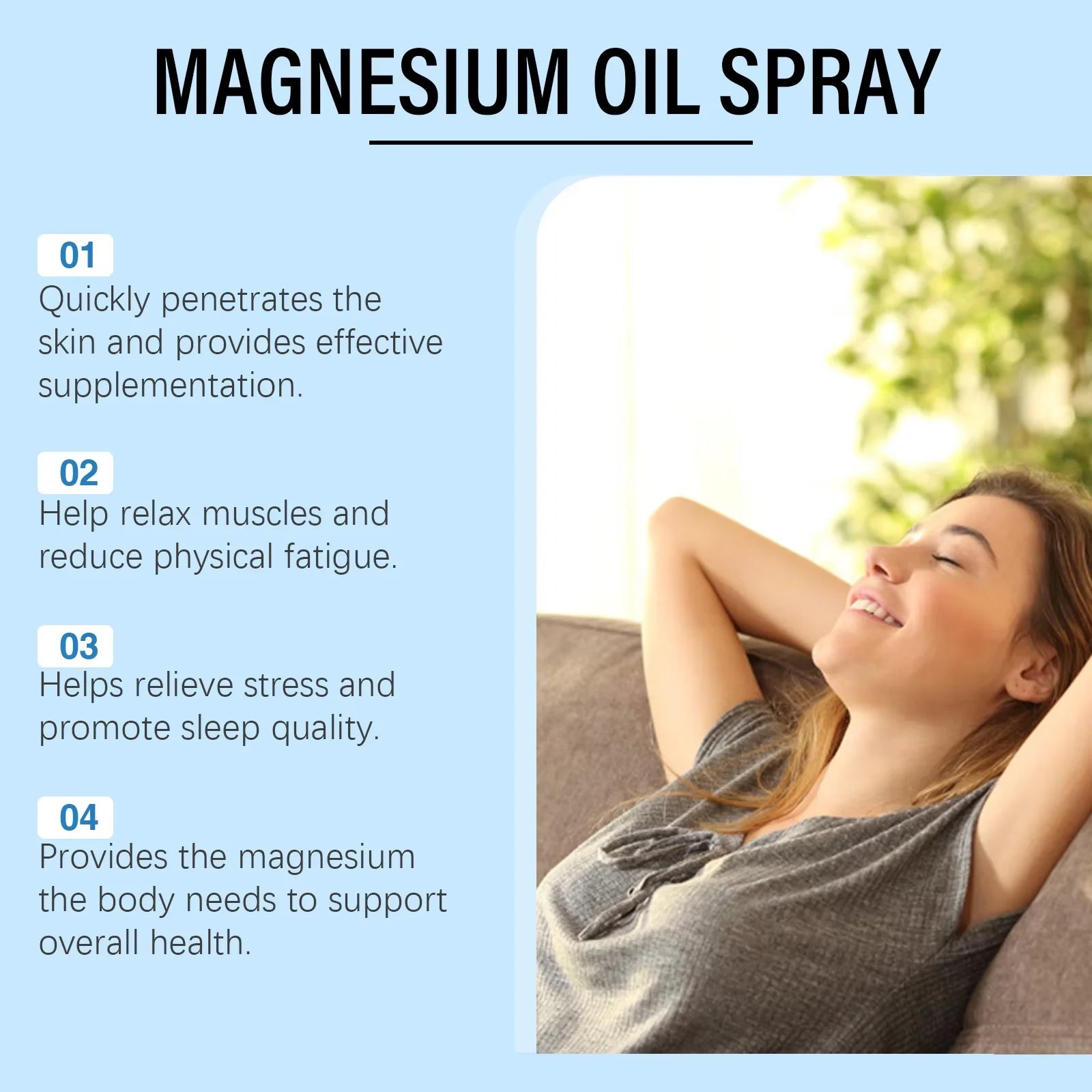 60ml Pure Magnesium Oil Spray