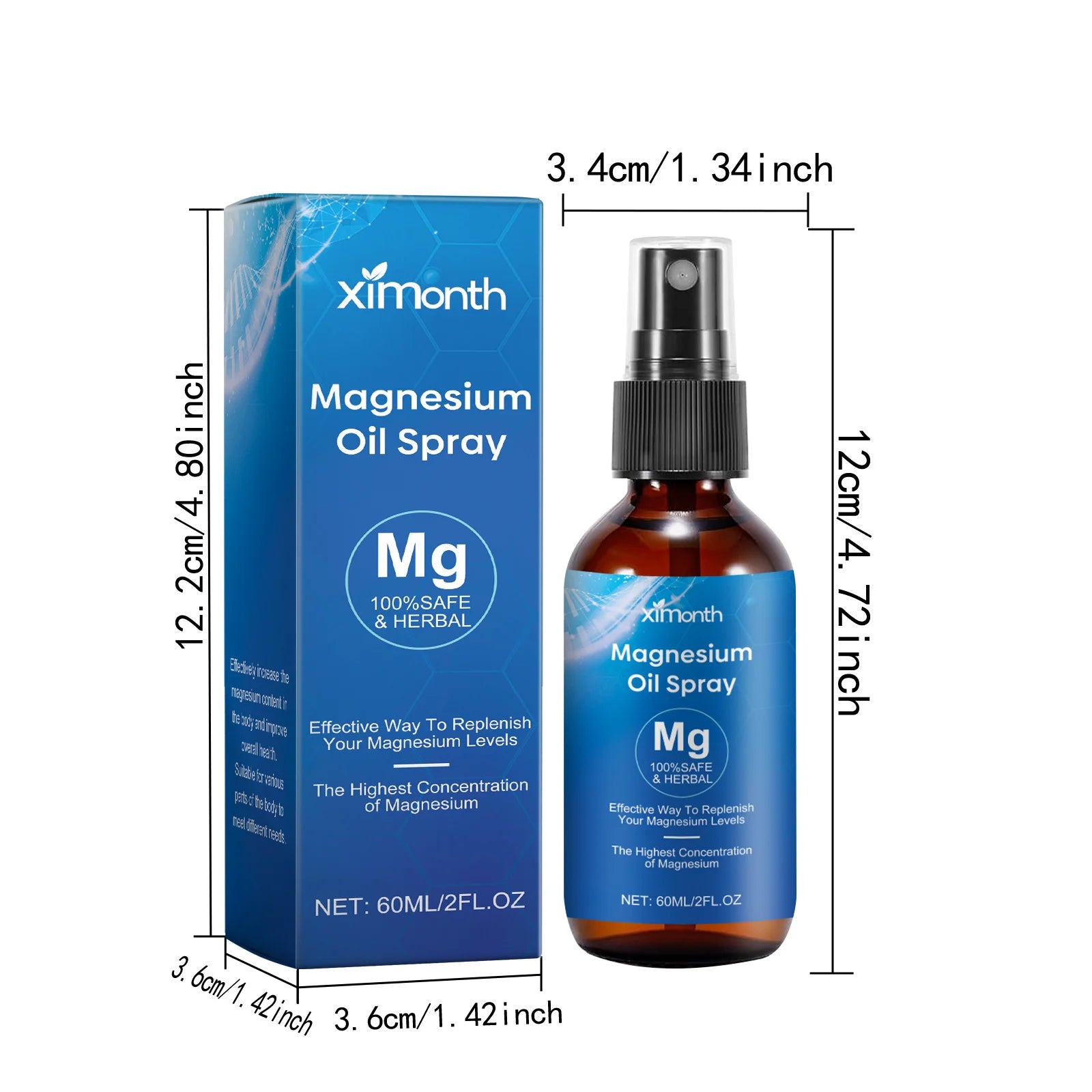 60ml Pure Magnesium Oil Spray