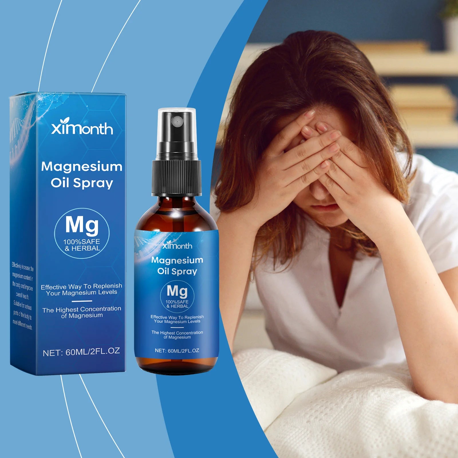 60ml Pure Magnesium Oil Spray