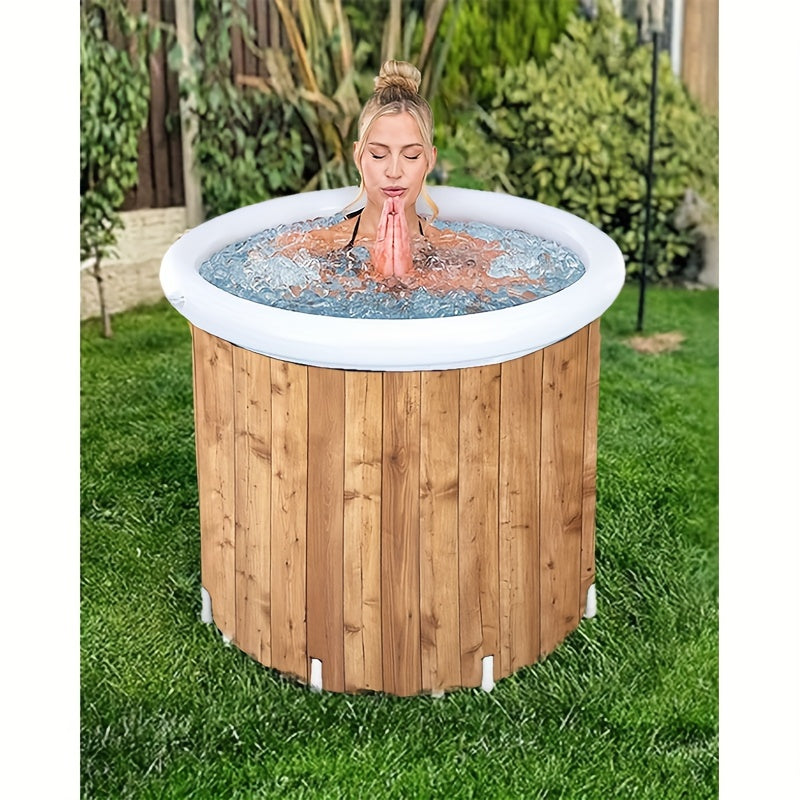 Wooden Ice Bath Tub for Athletes